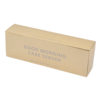 Goedemorgen taartschep wit