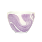Good Morning-kopje Cappuccino/Thee Ø11 cm - Smaragdviolet (set van 4)