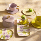 Good Morning-bord Limelight, Ø17 cm (set van 4)