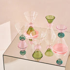 Wijnglas Ayo, roze (set van 4)