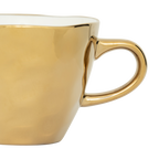 Good morning koffiekopje goud (set van 4)