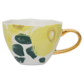 Good Morning-kopje cappuccino/thee, bloemenprint, Limelight