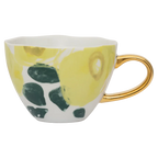 Good Morning-kopje cappuccino/thee, bloemenprint, Limelight