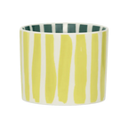 LINDA. x UNC mok Tazza met bedrukte strepen aan binnen- en buitenzijde A (set van 4)