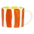 LINDA. x UNC mok Tazza met bedrukte strepen aan de binnen- en buitenkant B (set van 4)