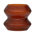 XL waxinelichthouder Skye, diep oranje