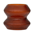 XL waxinelichthouder Skye, diep oranje