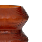 XL waxinelichthouder Skye, diep oranje