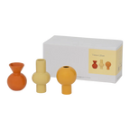 Mini-vazen Lilian, set van 3
