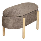 Branca-bank - bank met opbergruimte, bruin/naturel 97x40x48 cm, HN1237