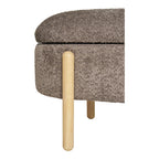 Branca-bank - bank met opbergruimte, bruin/naturel 97x40x48 cm, HN1237