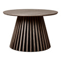 Osaka salontafel - salontafel, eikenfineer, gerookt ø70x45 cm