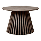 Osaka salontafel - salontafel, eikenfineer, gerookt ø70x45 cm