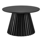 Osaka Salontafel - salontafel, eikenfineer, zwart ø70x45 cm