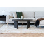 Melo Salontafel - salontafel, donkerbruin 50x100x41 cm