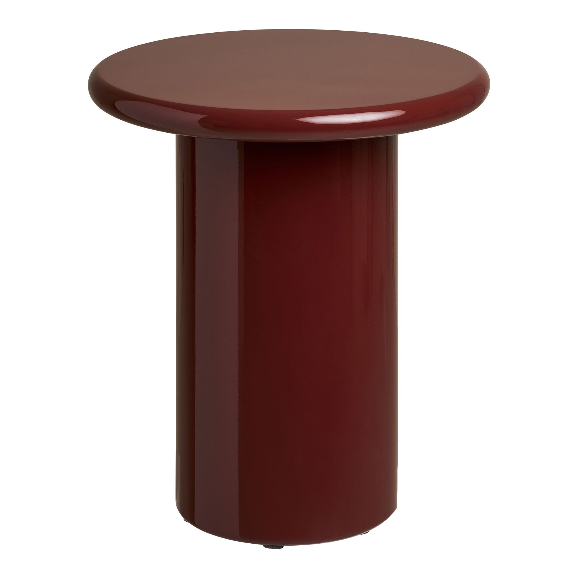 Otago Side Table - Bijzettafel, bordeaux ø45x50 cm