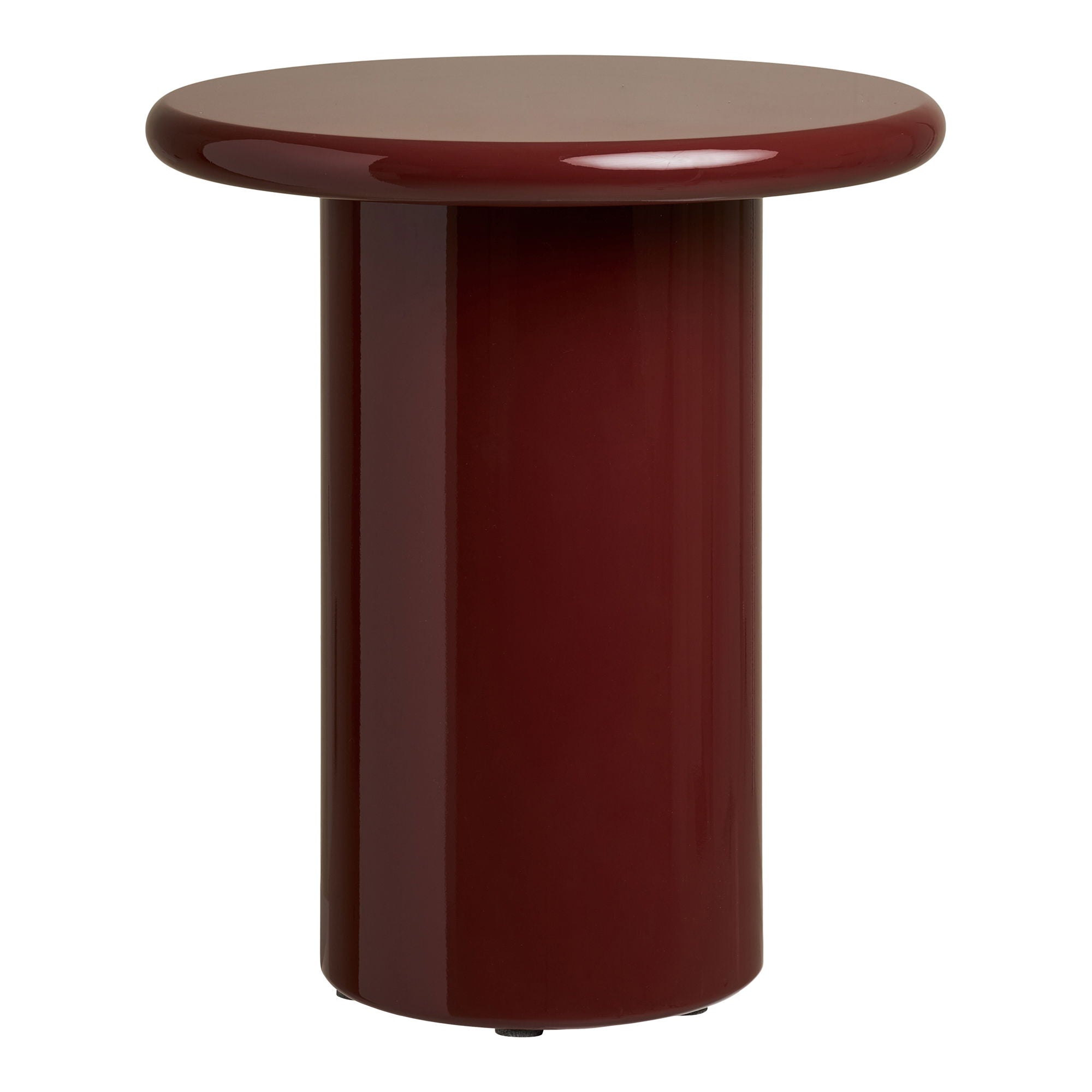 Otago Side Table - Bijzettafel, bordeaux ø45x50 cm