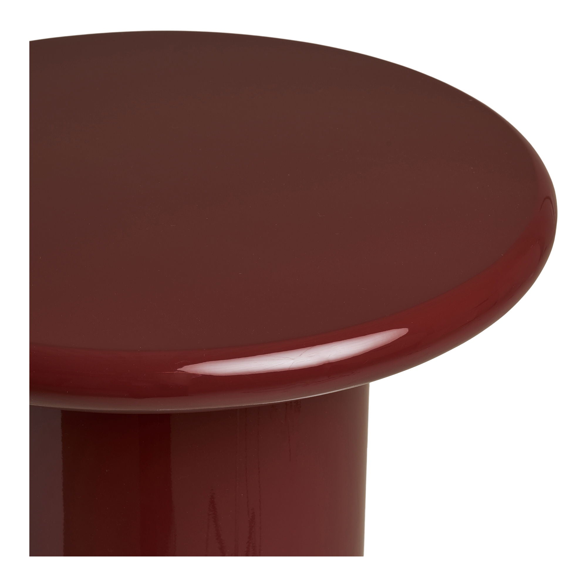 Otago Side Table - Bijzettafel, bordeaux ø45x50 cm