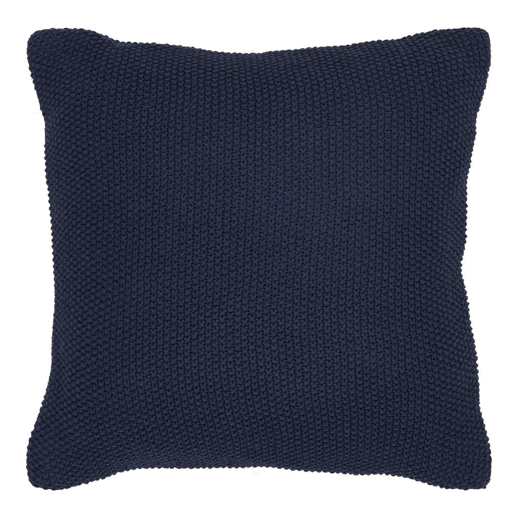 Santos-kussen - kussen, gerecycled katoen, donkerblauw 45x45 cm