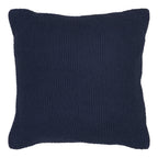 Santos-kussen - kussen, gerecycled katoen, donkerblauw 45x45 cm