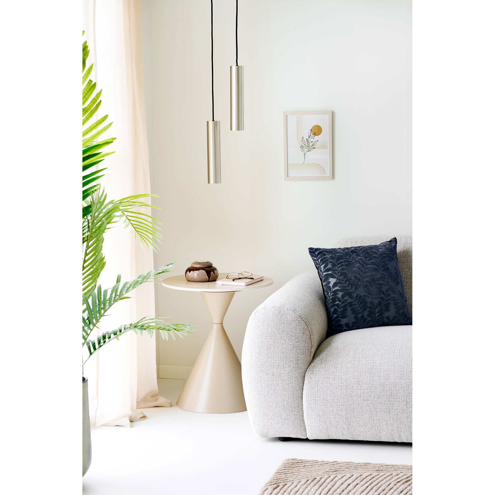 Yona Cushion - kussen, blauw 45x45 cm