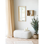 Scottsdale Wandspiegel - Wandspiegel, houten frame, naturel 45x75 cm