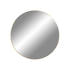 Jersey-spiegel - Spiegel, staal, messinglook ø60 cm
