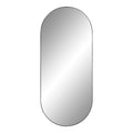 Jersey Mirror - Spiegel, staal, zwart 35x80 cm