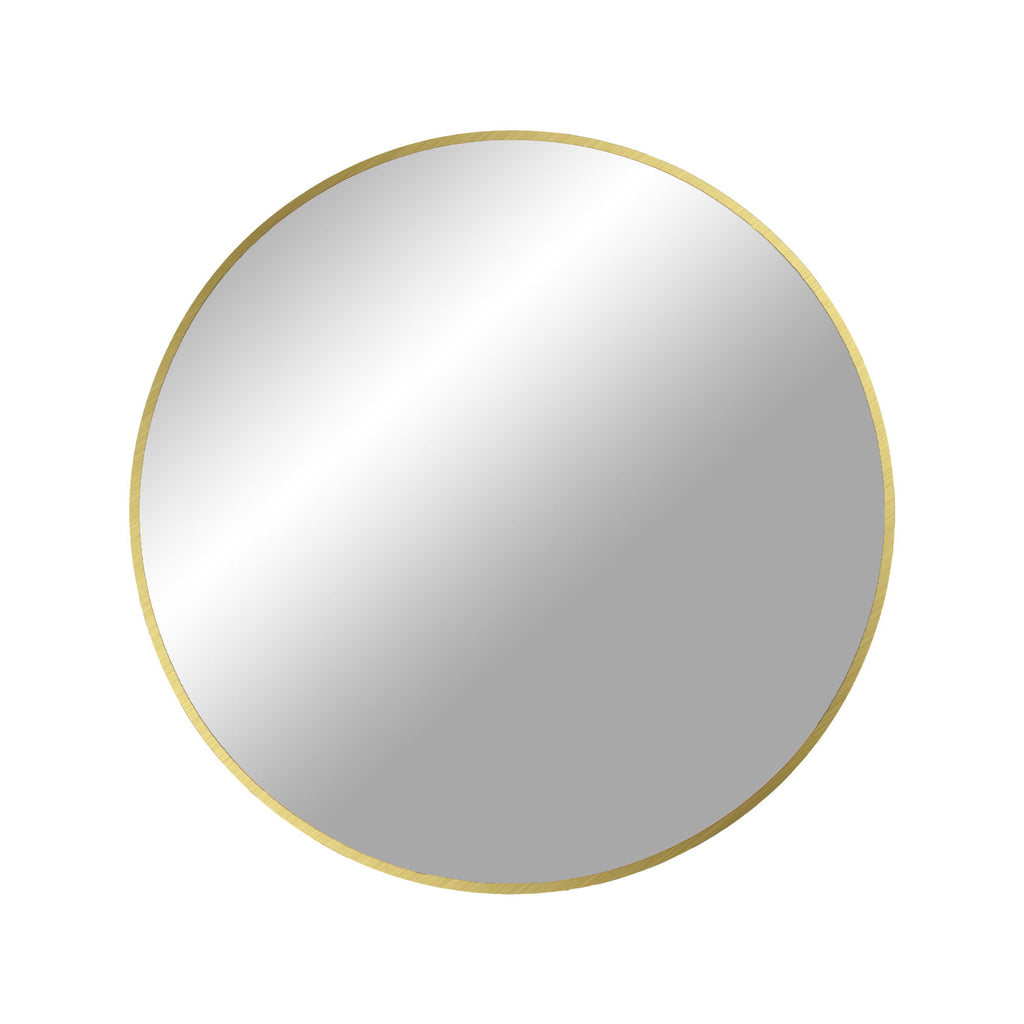 Madrid Mirror - Spiegel, aluminium, messing-look ø60 cm