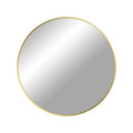 Madrid Mirror - Spiegel, aluminium, messing-look ø60 cm