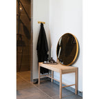 Madrid Mirror - Spiegel, aluminium, messing-look ø60 cm