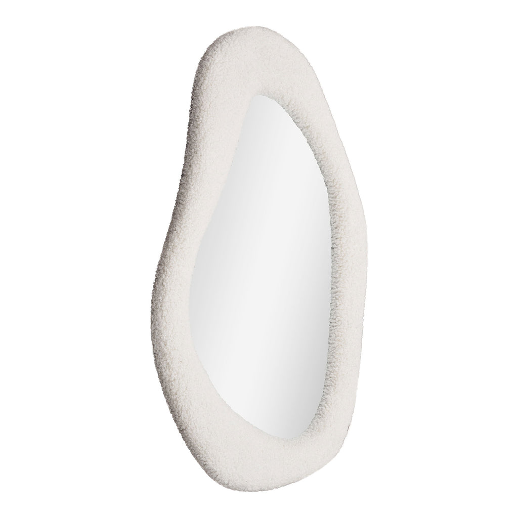 Bosa Mirror - Spiegel, teddy, wit 46,5x61 cm