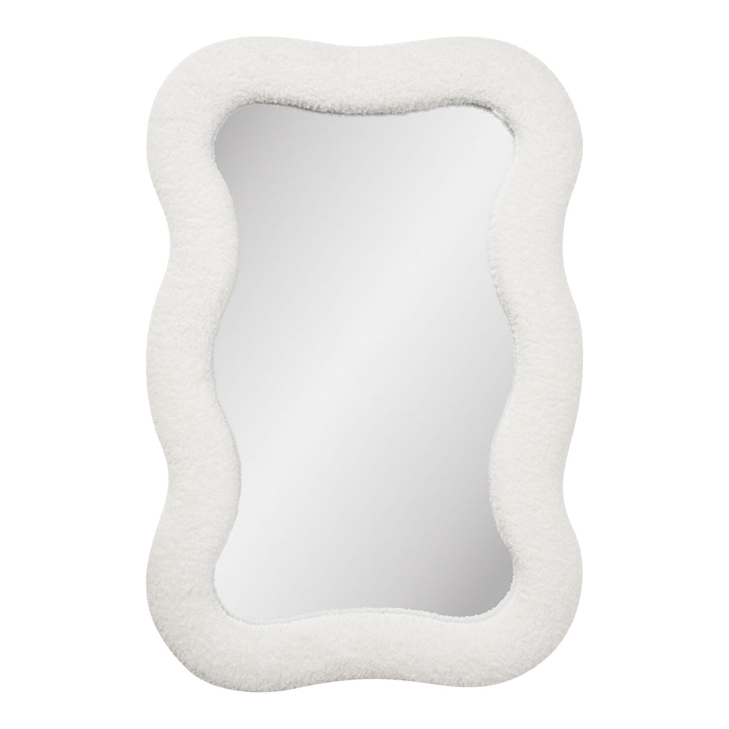 Bosaro Mirror - Spiegel, teddy, wit 80x54 cm