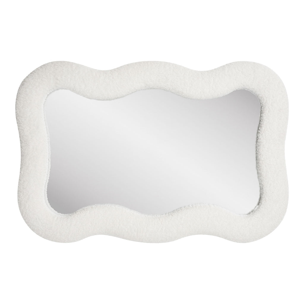 Bosaro Mirror - Spiegel, teddy, wit 80x54 cm