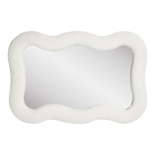Bosaro Mirror - Spiegel, teddy, wit 80x54 cm