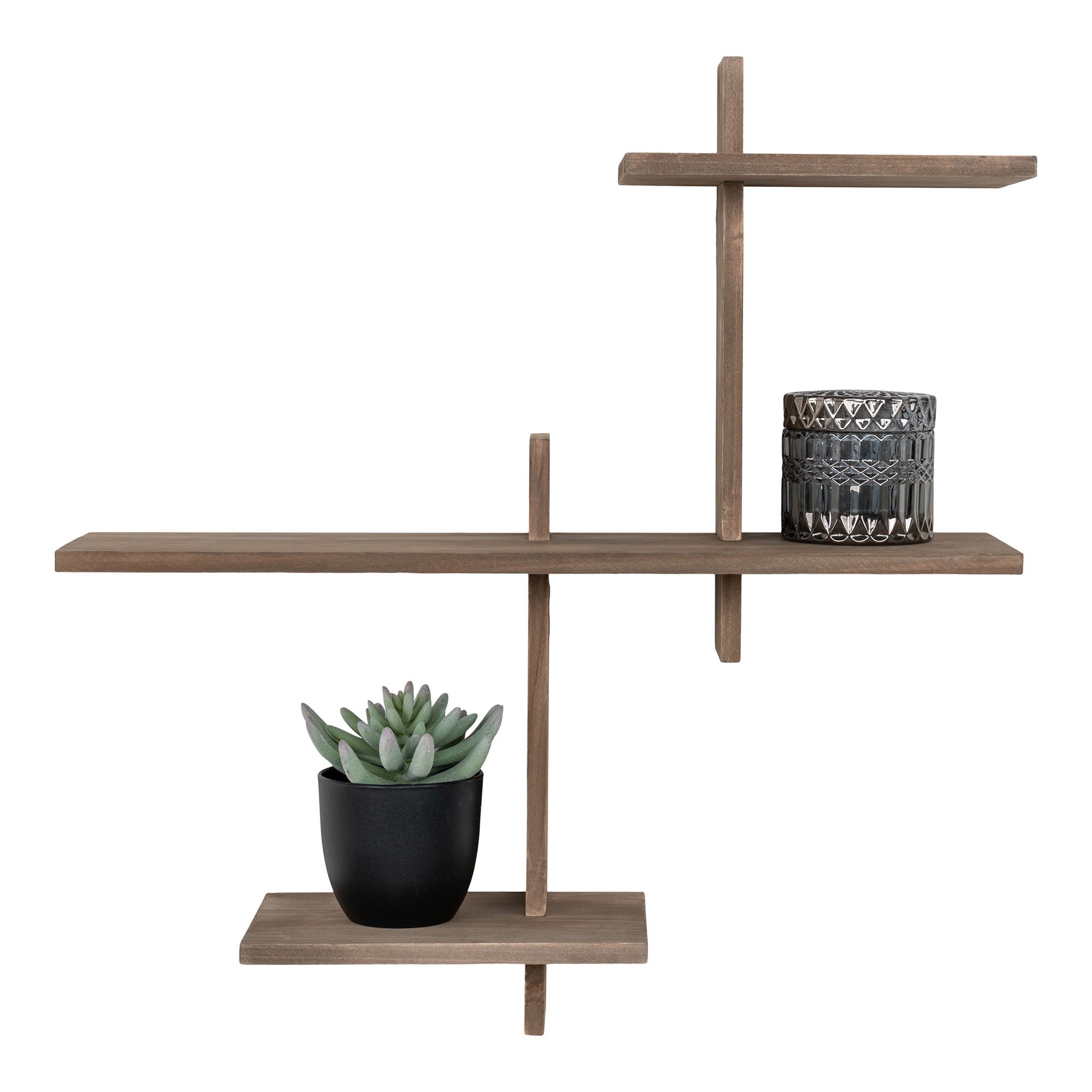 Gavi Shelf - Wandplank, grenenhout 55x15x55 cm