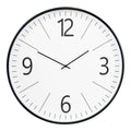 Biel Wandklok - Wandklok, zwart-wit, stil uurwerk Ø51 cm