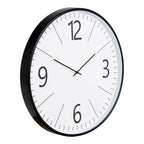 Biel Wandklok - Wandklok, zwart-wit, stil uurwerk Ø51 cm