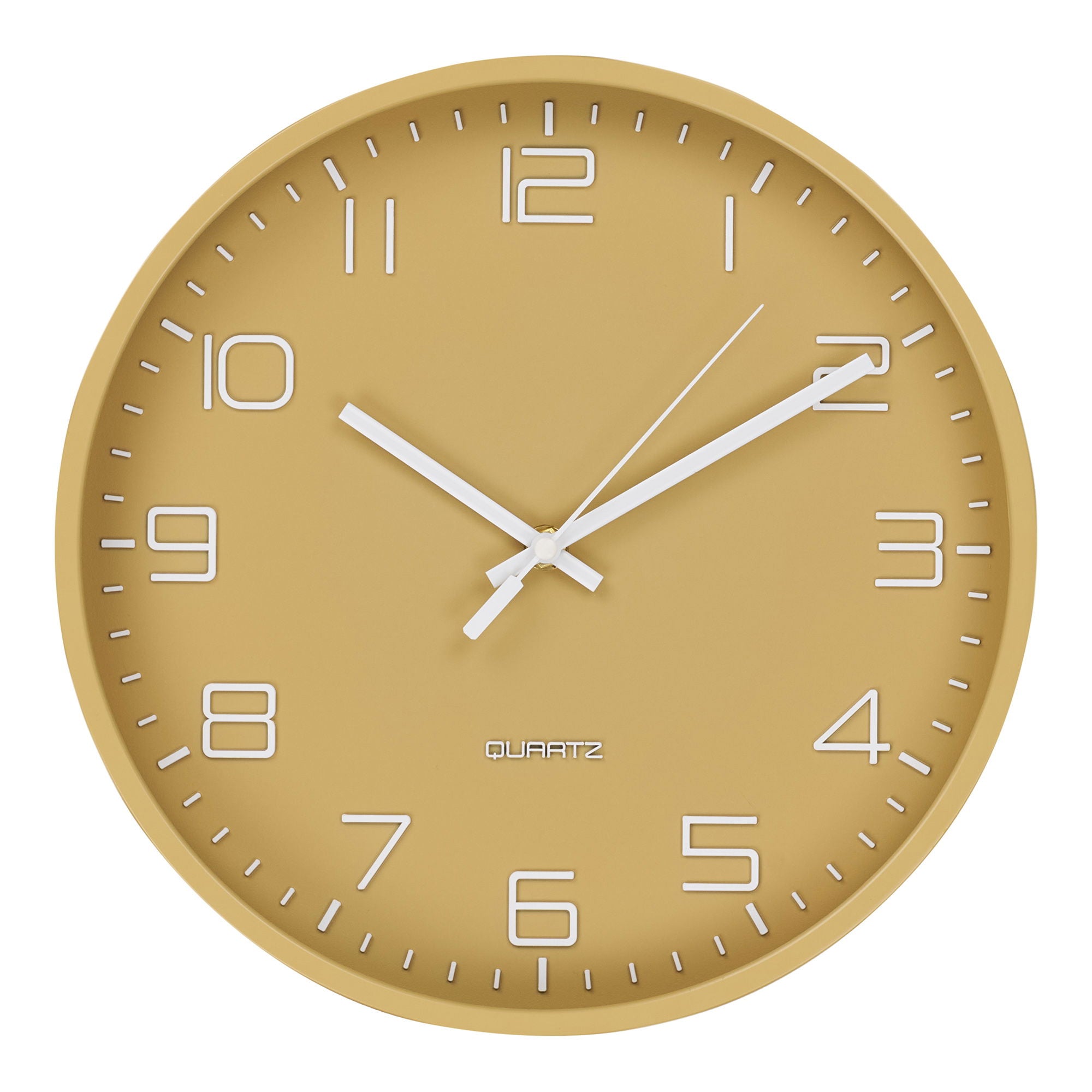 Rosolini Wandklok - Wandklok, oker, stil uurwerk ø30 cm