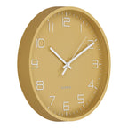 Rosolini Wandklok - Wandklok, oker, stil uurwerk ø30 cm