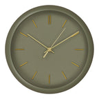 Rossano Wandklok - wandklok, groen, stil uurwerk ø30 cm