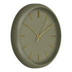 Rossano Wandklok - wandklok, groen, stil uurwerk ø30 cm