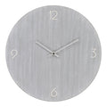 Ravenna Wandklok - Wandklok, MDF, lichtgrijs, stil uurwerk ø40