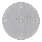 Ravenna Wandklok - Wandklok, MDF, lichtgrijs, stil uurwerk ø40