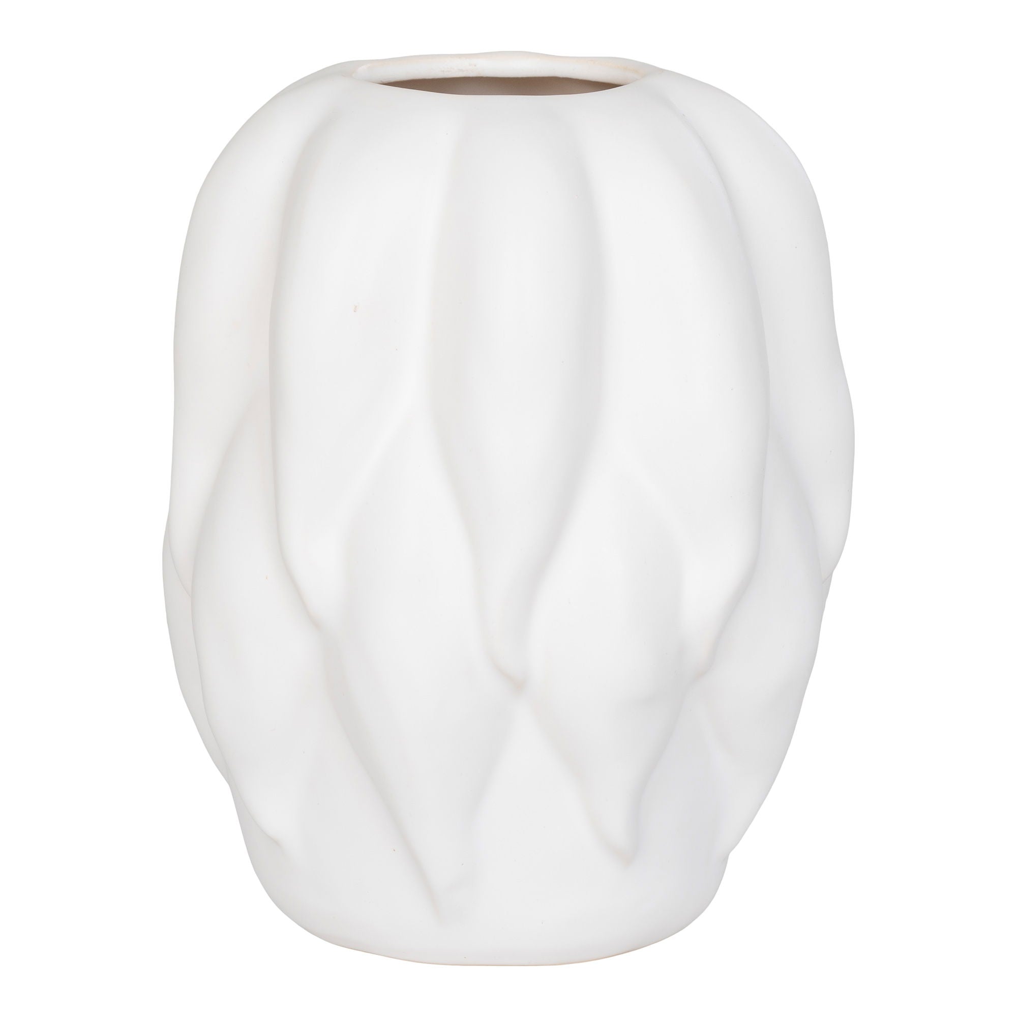 Vaas - Vaas, keramiek, beige 19,5x19,5x26 cm