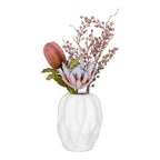 Vaas - Vaas, keramiek, beige 19,5x19,5x26 cm