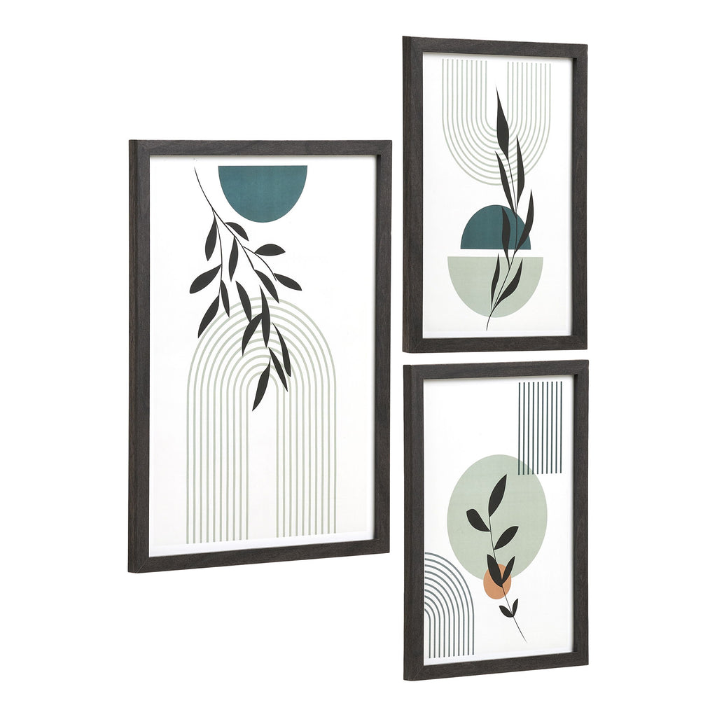 Aspen lijstenset - Lijstenset, zwart, set van 3