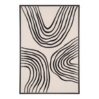 Lipari Canvasprint - canvasprint, canvas, zwart/beige, nr. 2 60x90 cm