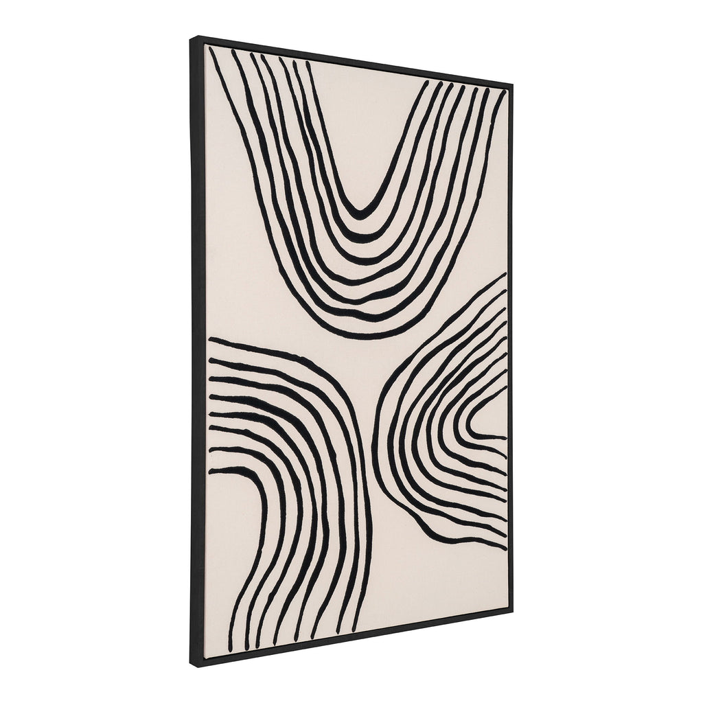 Lipari Canvasprint - canvasprint, canvas, zwart/beige, nr. 2 60x90 cm