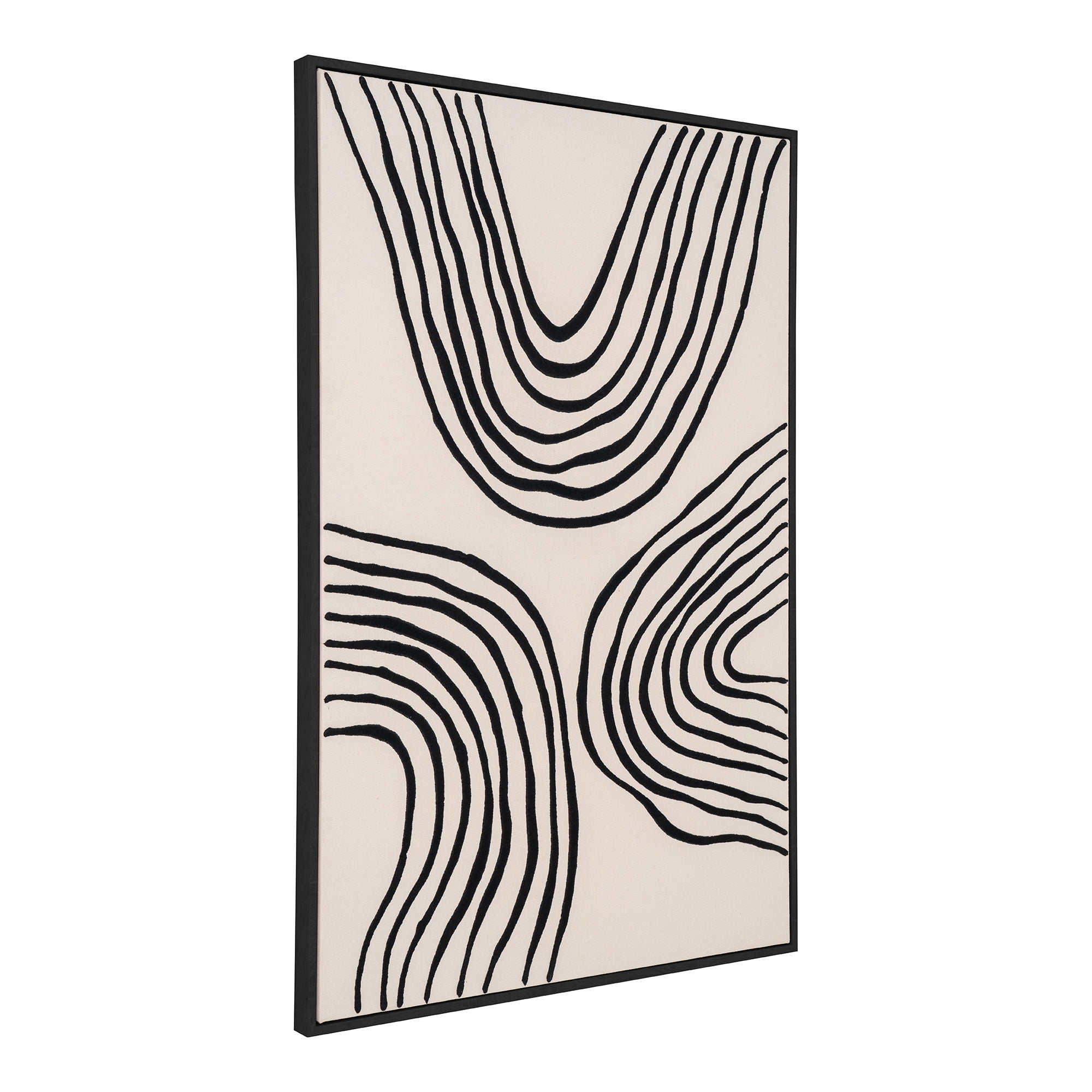Lipari Canvasprint - canvasprint, canvas, zwart/beige, nr. 2 60x90 cm